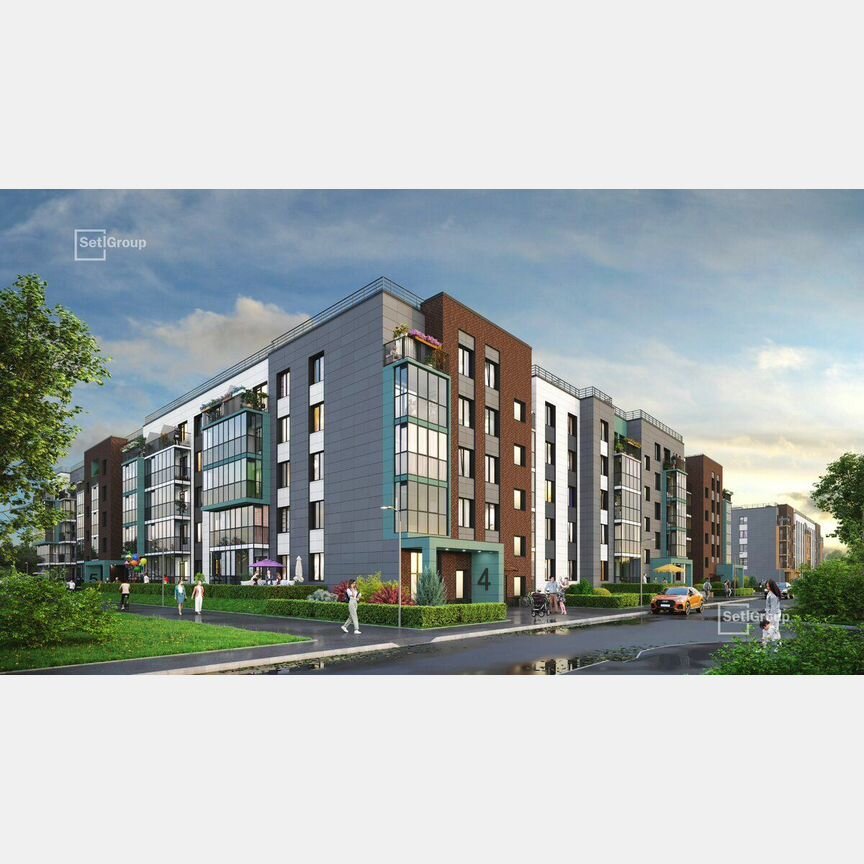 1-к. квартира, 35,7 м², 1/5 эт.