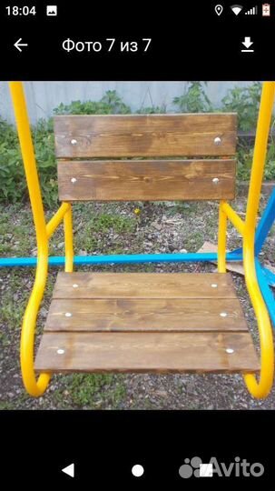 Детская качель уличная