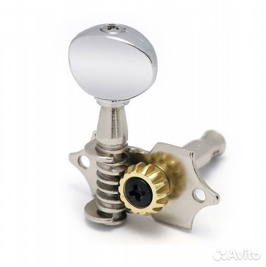 MHC-105-CR-3+3 Колки для гитары 3+3, хром, Metallo