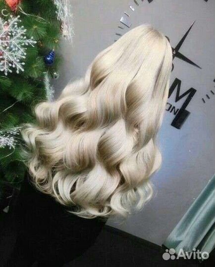 Наращивание волнистые волосы 60- 70-80- см кудри
