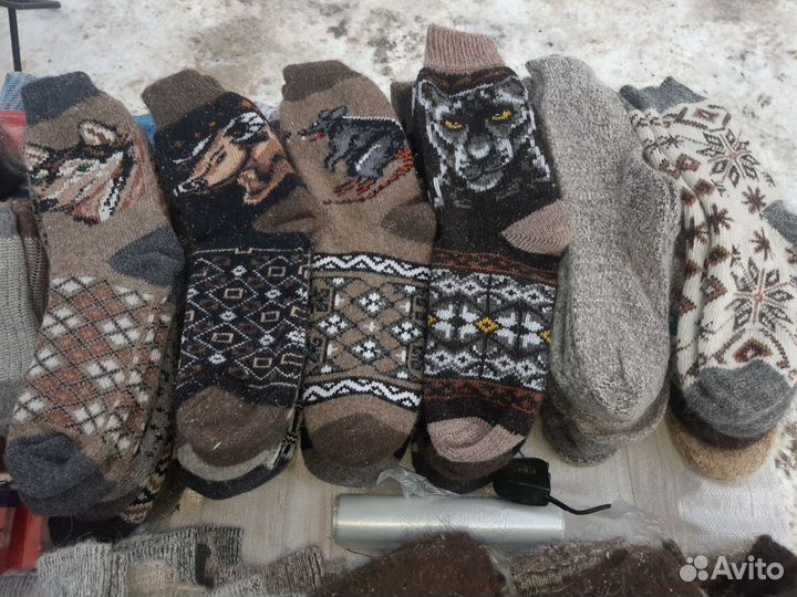 Шерстяные носки женские