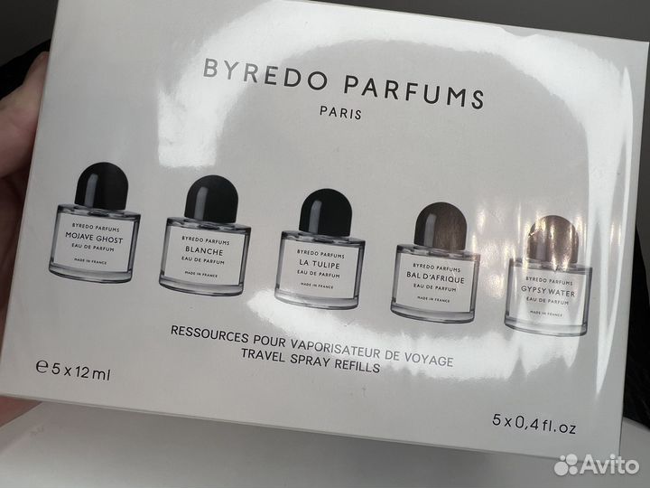 Набор миниатюр byredo parfums 5 по 12мл духи