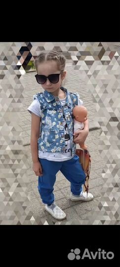 Жилетка для девочки 104-110