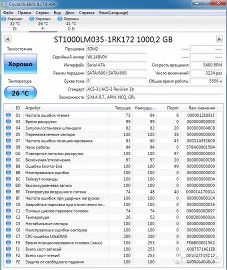 Жёсткий диск для ноутбука 1gb Seagate