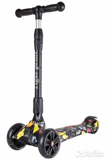 Самокат TechTeam Tiger Print Letters (3-х колесны