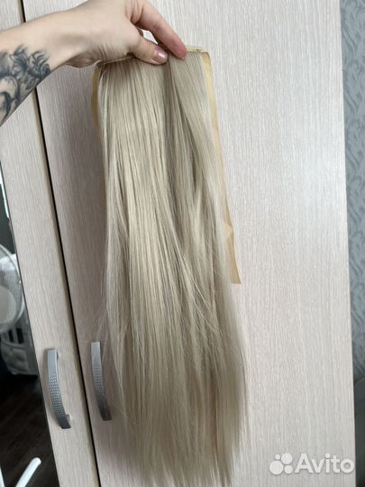 Хвост шиньон накладной 50 см