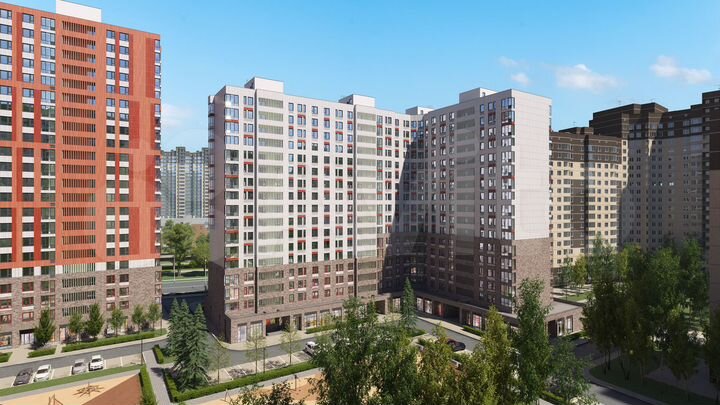 2-к. квартира, 37,1 м², 5/22 эт.