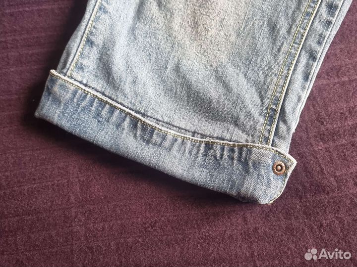 Бриджи джинсовые шорты женские 46-48