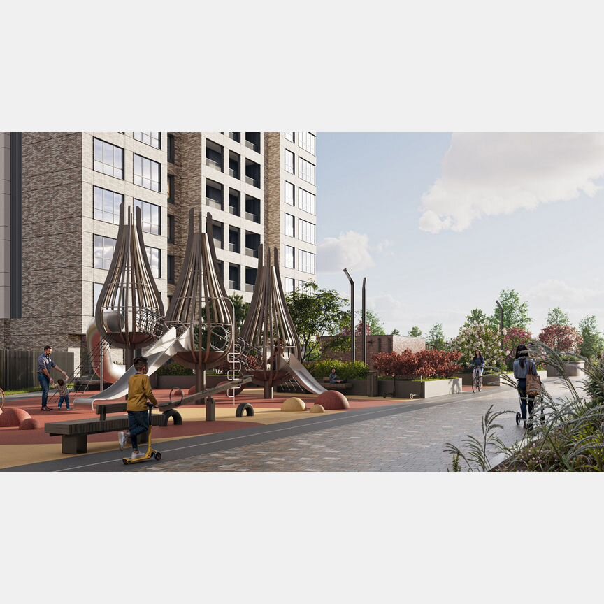 2-к. квартира, 66 м², 2/13 эт.