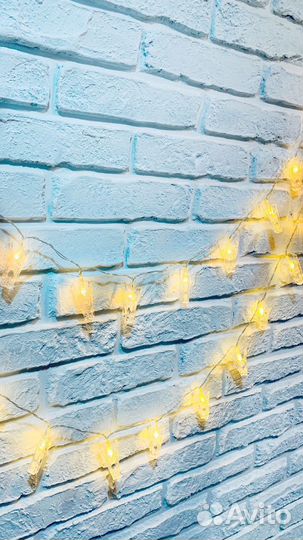 Гирлянда с прищепками 3 метра