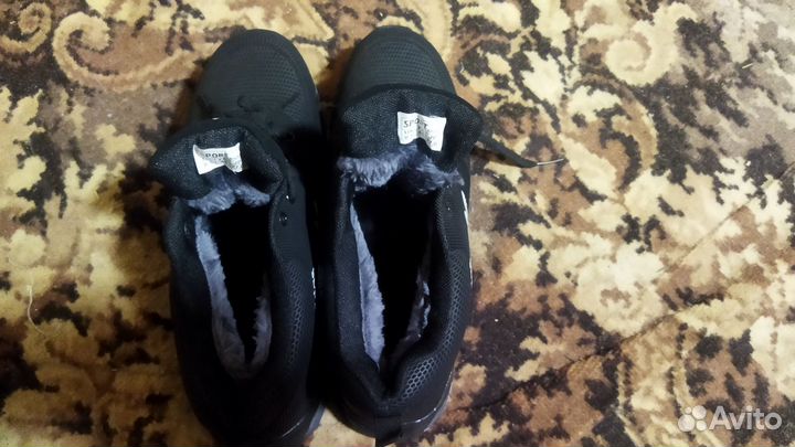 Мужские зимние кроссовки с мехом