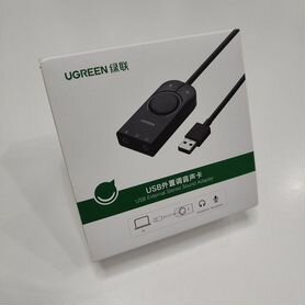 Внешняя USB звуковая карта Ugreen