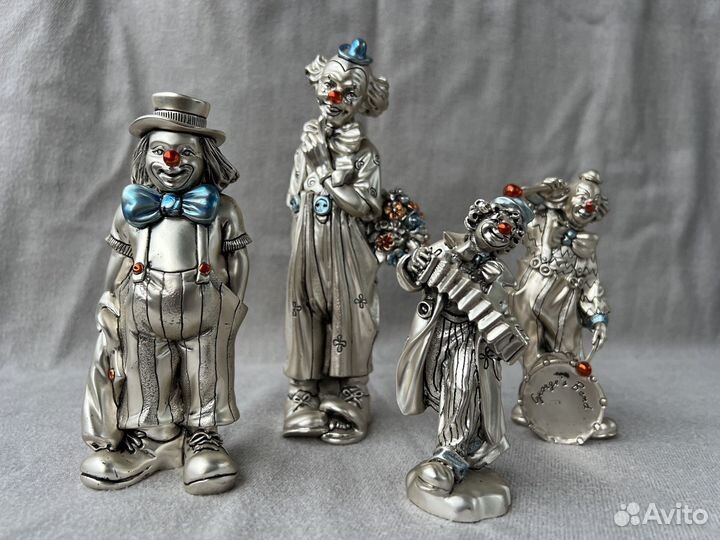 Статуэтки Marcello Giorgio, клоуны. Италия