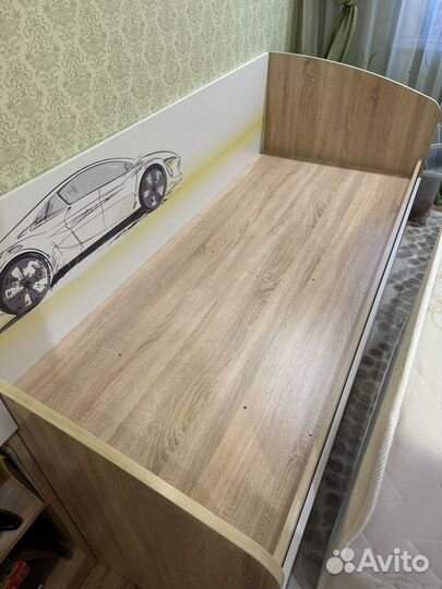 Детская кровать 80 на 200 с матрасом