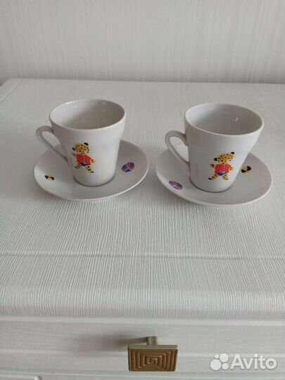 Новая посуда: чайная пара. СССР