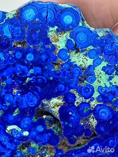 Редкий азурит пластина