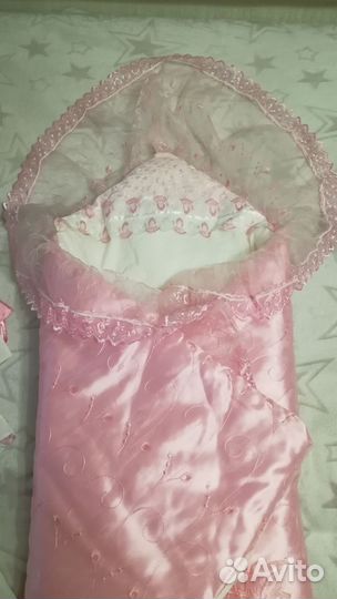 Конверт на выписку для девочки осень