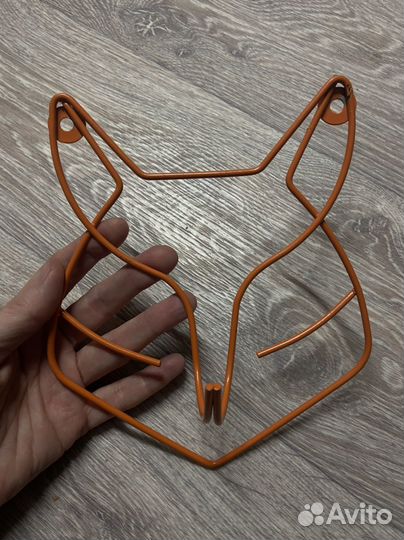 Вешалка металлическая лиса новая