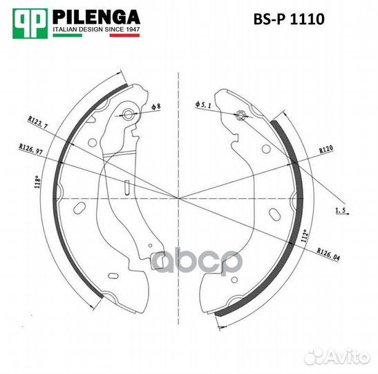 Колодки торм.бар.ford transit 00- ford 1227045;