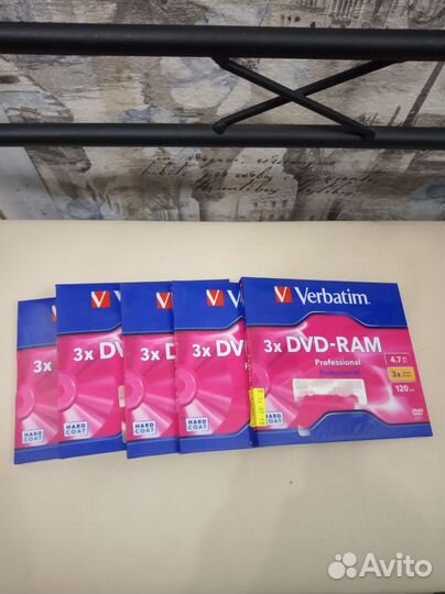 Диски DVD-RAM Verbatim 4,7Gb