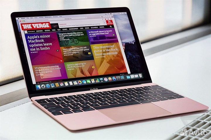 Apple macbook 12 2017 Rose Gold рст
