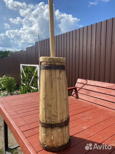 Маслобойка ручная старинная