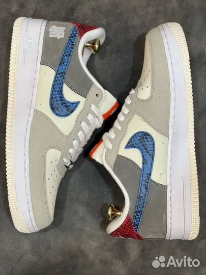 Nike air force 1 серые син разм. 43