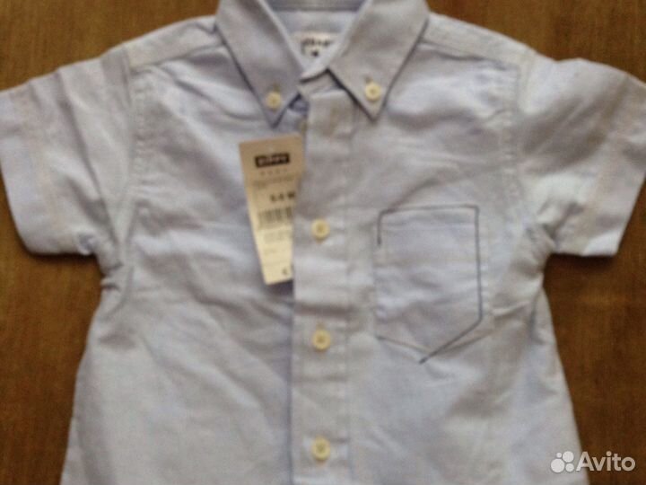 Рубашка 6-9 мес(новая)