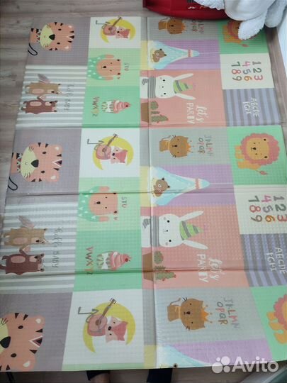 Детский развивающий термо коврик 150*195