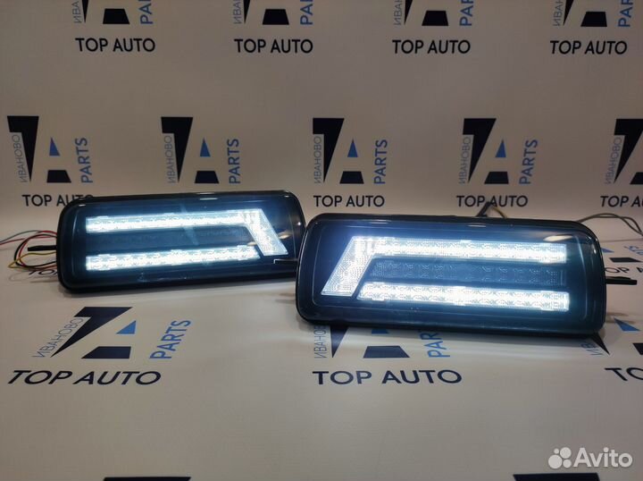 Надфарники Нива LED Клюшки темные