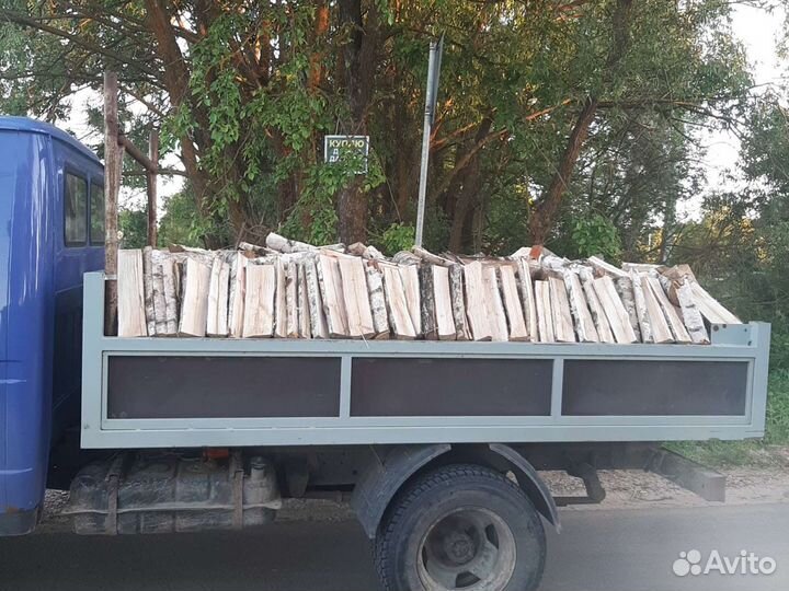 Дрова березовые колотые