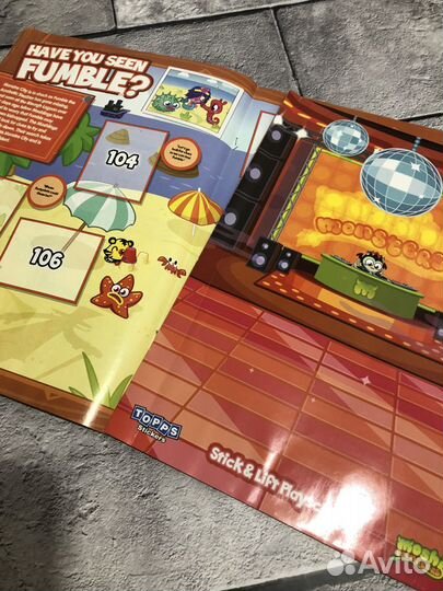 Moshi Monsters Sticker Album topps