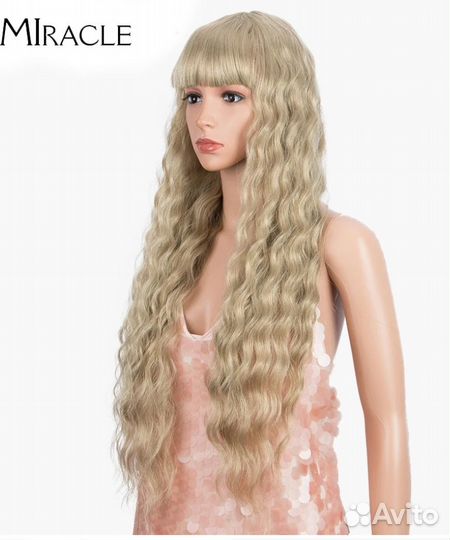Новые парики блонд длинные, лейсфронт
