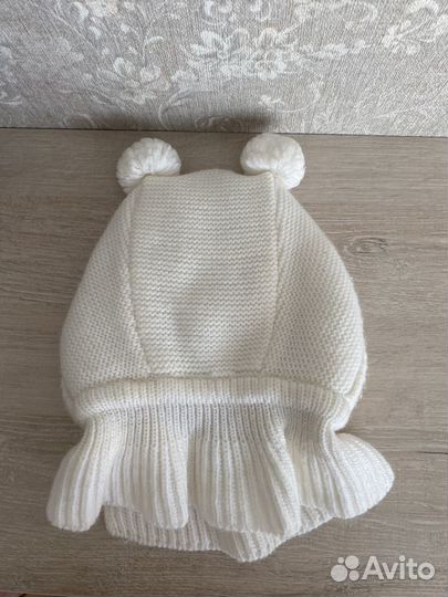 Шапка шлем для новорожденных