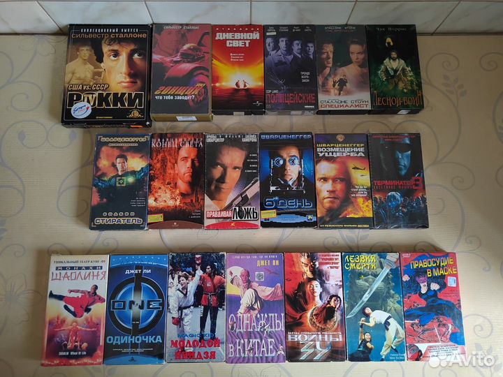 Шварценеггер, драки и др. / видеокассеты/ VHS
