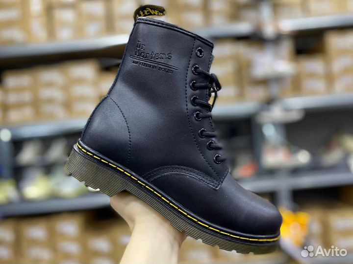 Dr. Martens 1460 Black с мехом