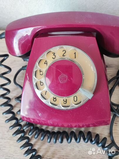Стационарный телефон дисковый, СССР