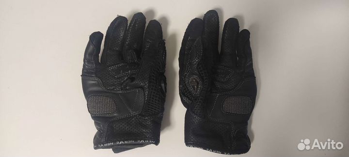 Мотоциклетные перчатки кожаные