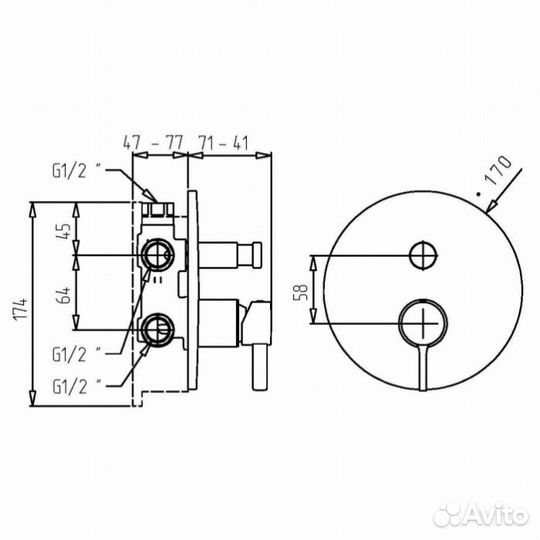 Смеситель для ванны Migliore Sirius 28185 хром