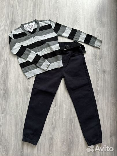 Большой пакет вещей на мальчика 128-140