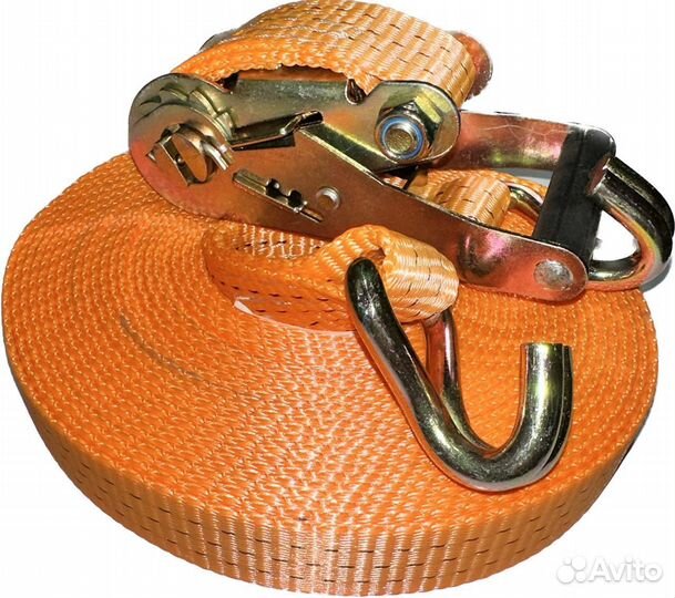 Стяжка груза 3тн 10м усиленный ремень стяжной
