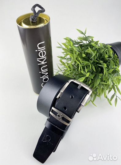 Мужской кожаный ремень lacoste и calvin klein