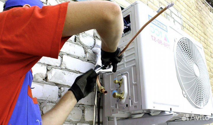 Установка кондиционеров / Монтаж Сплит-Систем