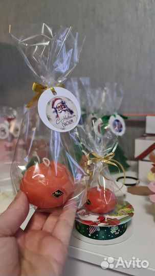 Ароматическая свеча ручной работы