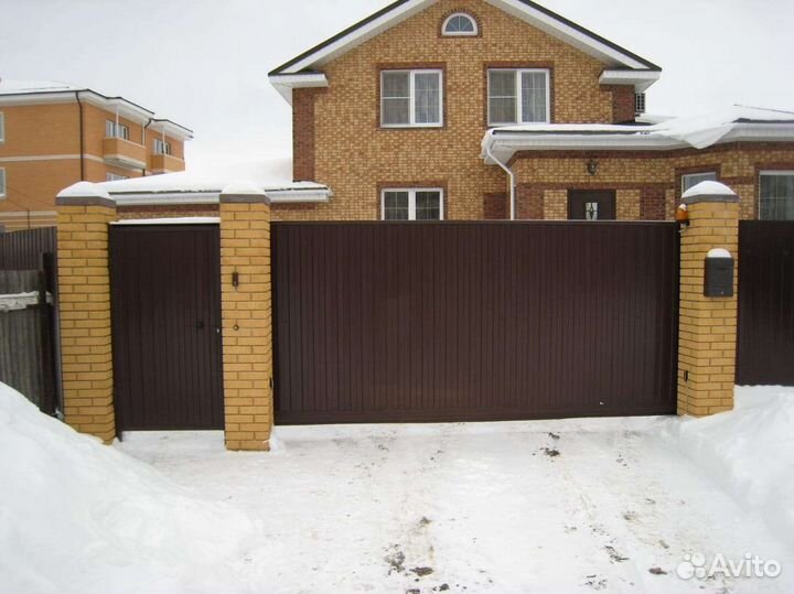 Изготовление и монтаж откатных ворот