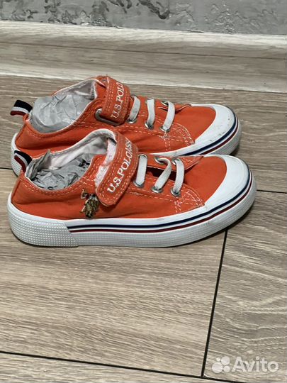 Кеды us polo детские 29 размер и 30 размер