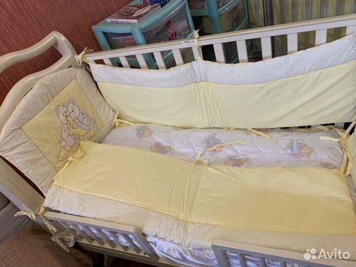 Бортики в детскую кроватку