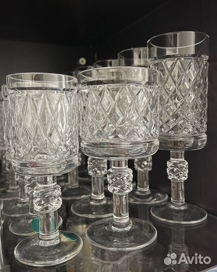 Винтажные фужеры рюмки дуги лзхс