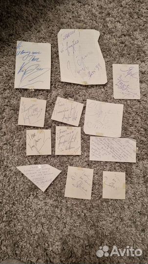 Автографы О.Яковлева и Иванушек intern