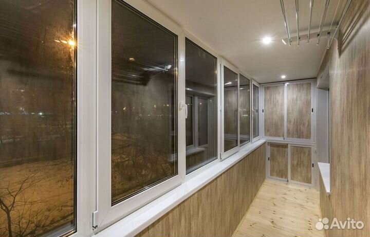 Пластиковый балкон с установкой